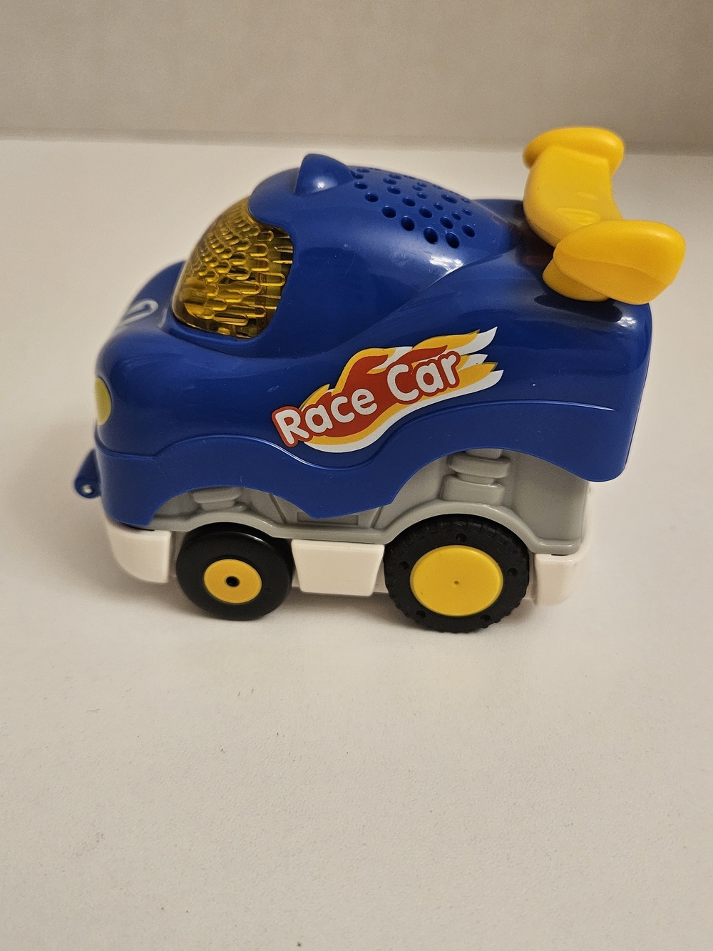 VTech Go! Go! Smart Wheels Race Car Lights Sound Blue & Yellow Kids Race Car Toy
